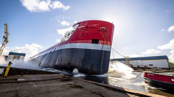 Abelina Wagenborg vessel launch.