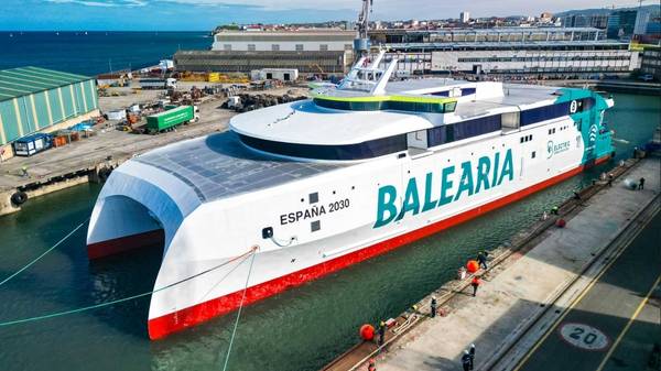 Balearia's electric fast ferry.